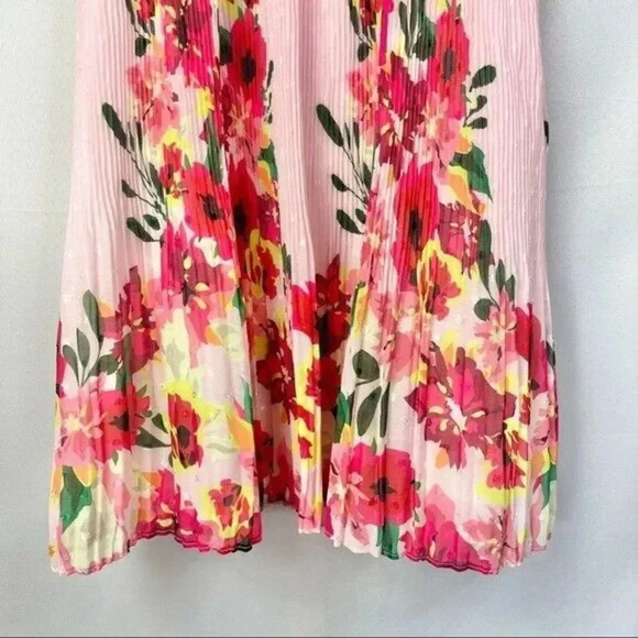 Foxiedox Pink Floral Mami Mini Dress M - Picture 9 of 9